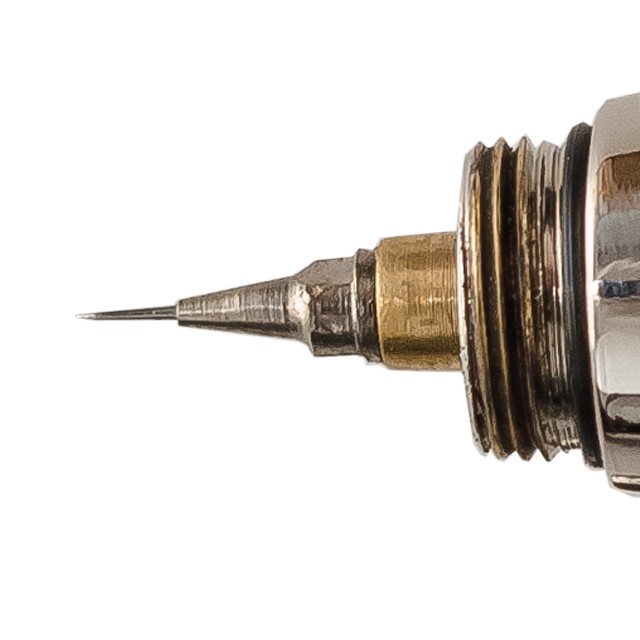 Аерограф електричний 12 Вт, 12 В, 10-15 л/хв., 0-2 Бар INTERTOOL DT-5001