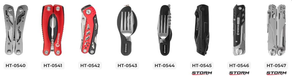 Асортимент мультитулів