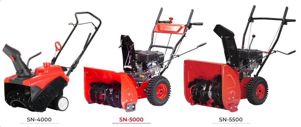 Лінійка бензинових снігоприбиральників