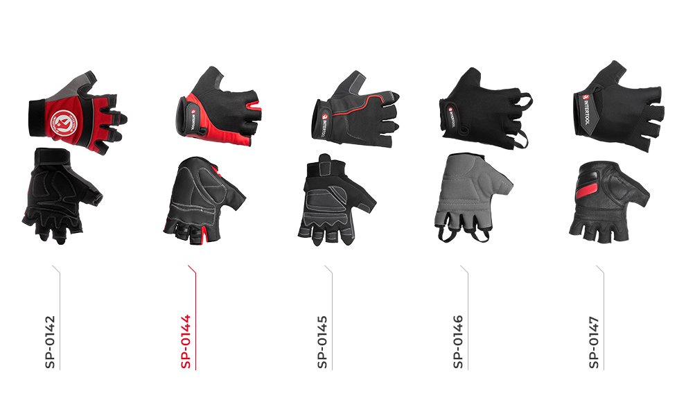 Модельний ряд рукавиць без пальців