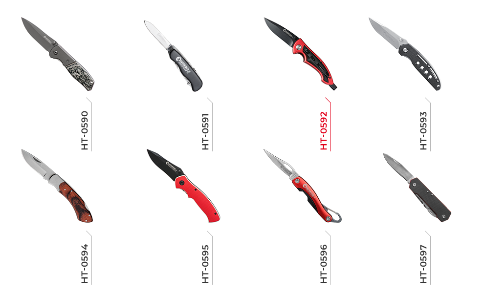 Асортимент складних ножів