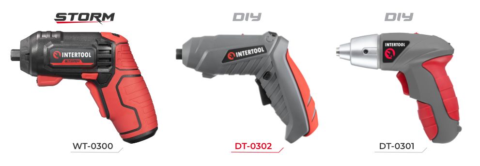 Лінійка акумуляторних викруток