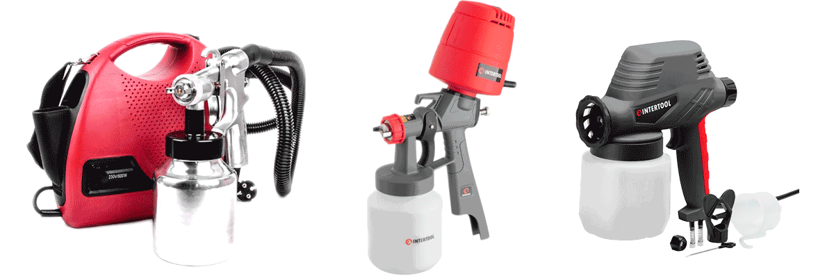 Краскопульт электрический INTERTOOL