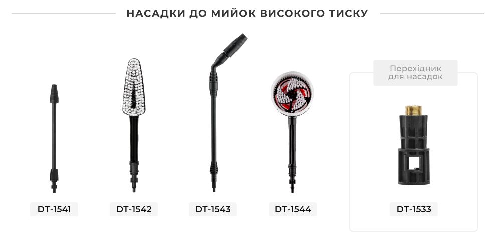 Лінійка насадок для мийок