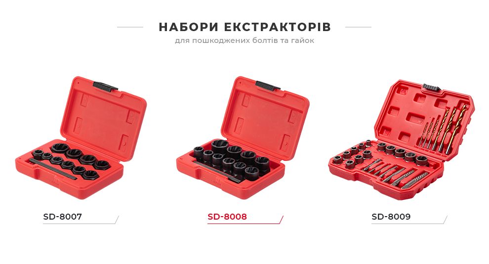 Набори екстракторів