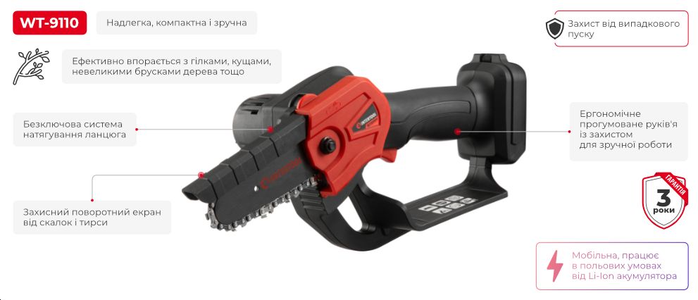 Переваги WT-9110