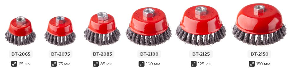 Лінійка щіток для болгарок