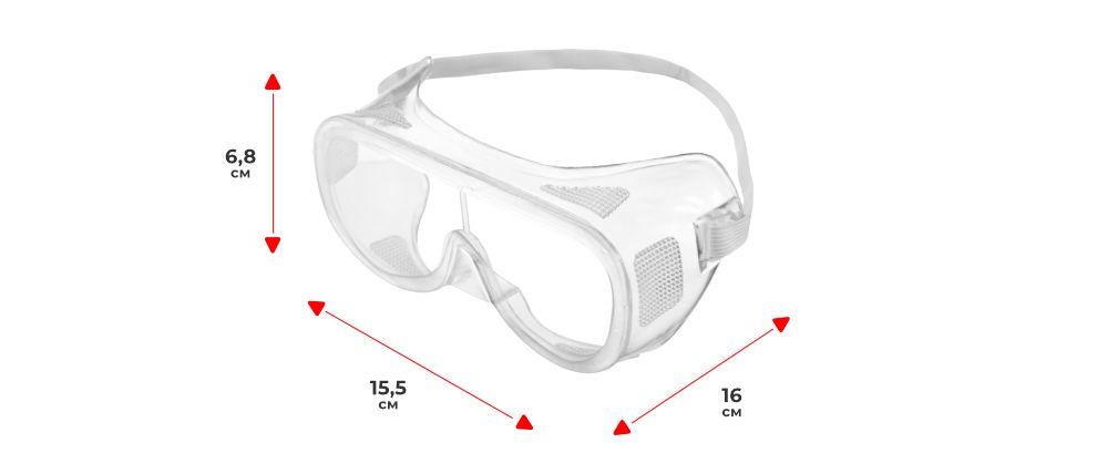 Розміри окуляр