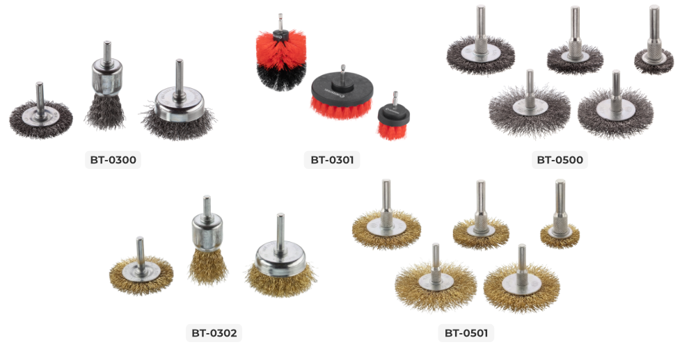 Лінійка наборів щіток для дриля