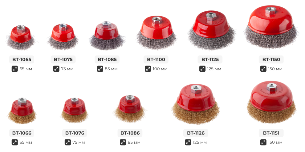 Лінійка чашечних щіток