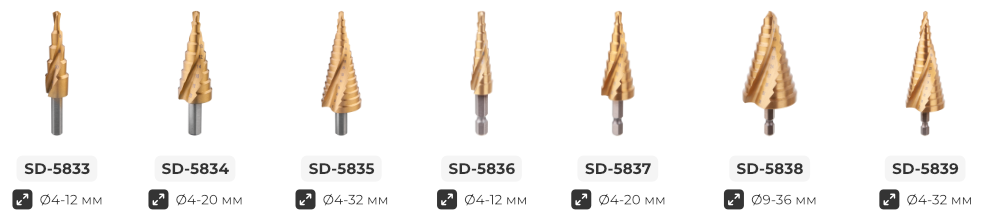 Лінійка насадок для піни